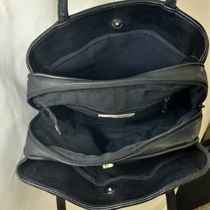 Jaclyn Smith | Bags | Jaclyn Smith Black Leather Shoulder Bag | Poshmark